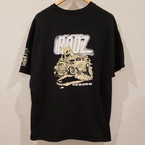 Ol Skool Hot Rodz Black T-Shirt XL